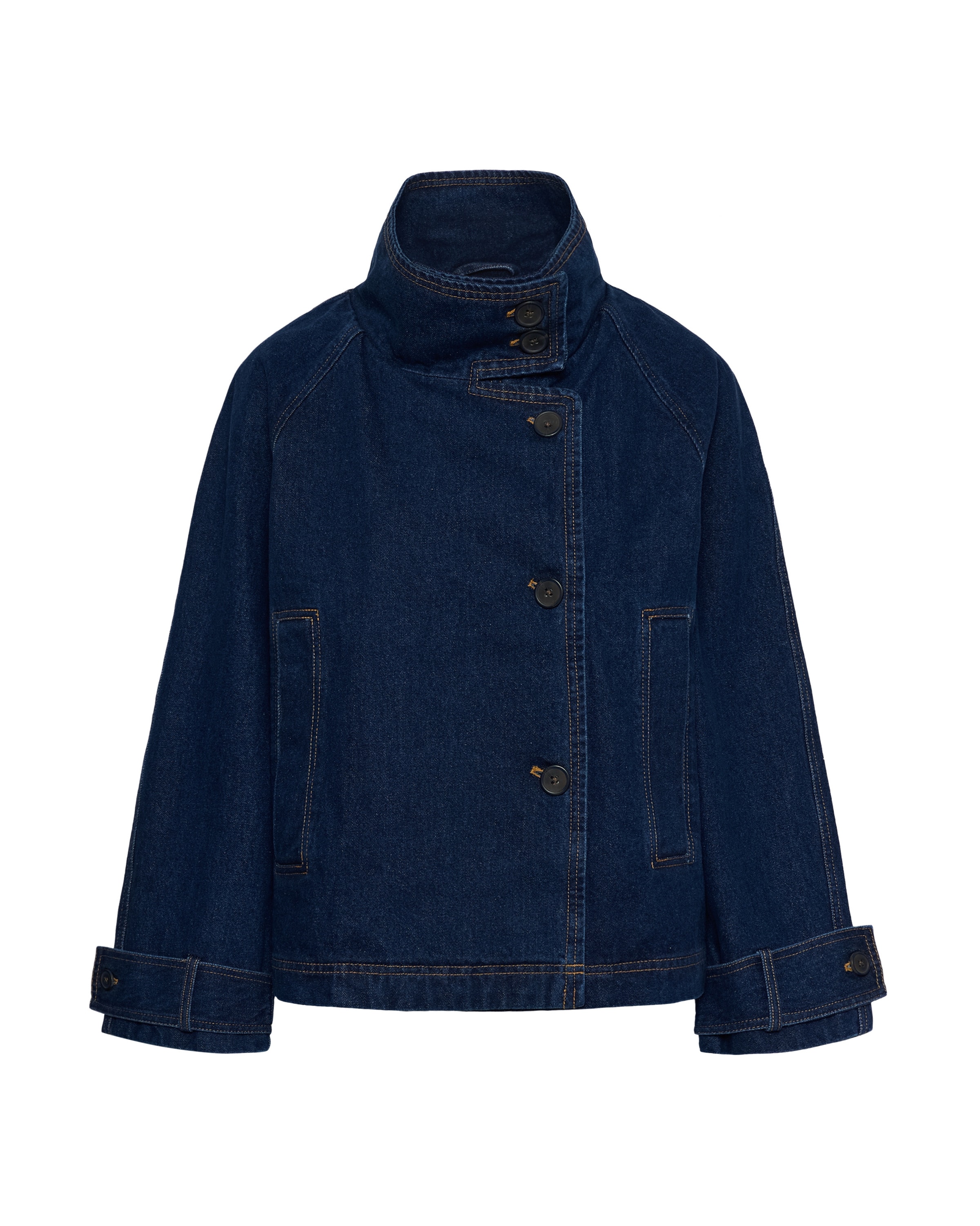 SAINT TROPEZ Übergangsjacke 'TibelSZ' in L in marine, Produktansicht