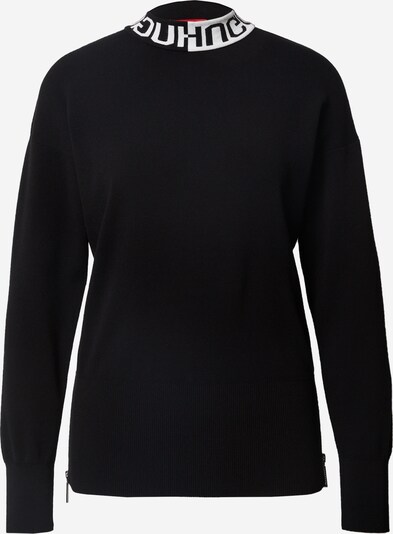 HUGO Pullover in schwarz / weiß, Produktansicht