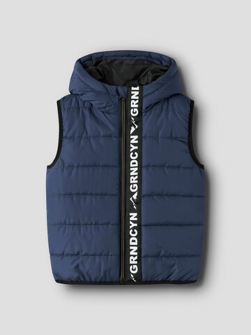 NAME IT - Colete 'NMMMYLANE' em azul: frente