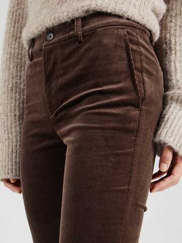 Lauren Ralph Lauren Bootcut Hose in Braun