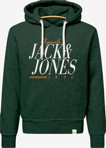 Sweat-shirt 'Wonder' JACK & JONES en vert : devant