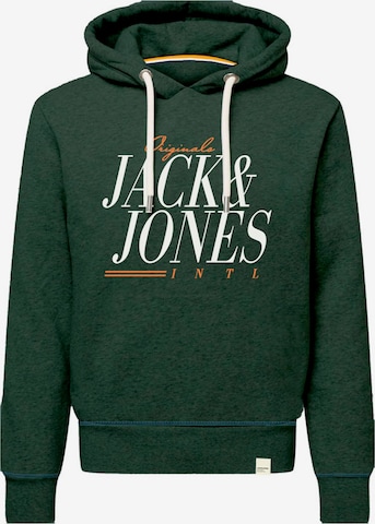 JACK & JONES Sweatshirt 'Wonder' in Green: front