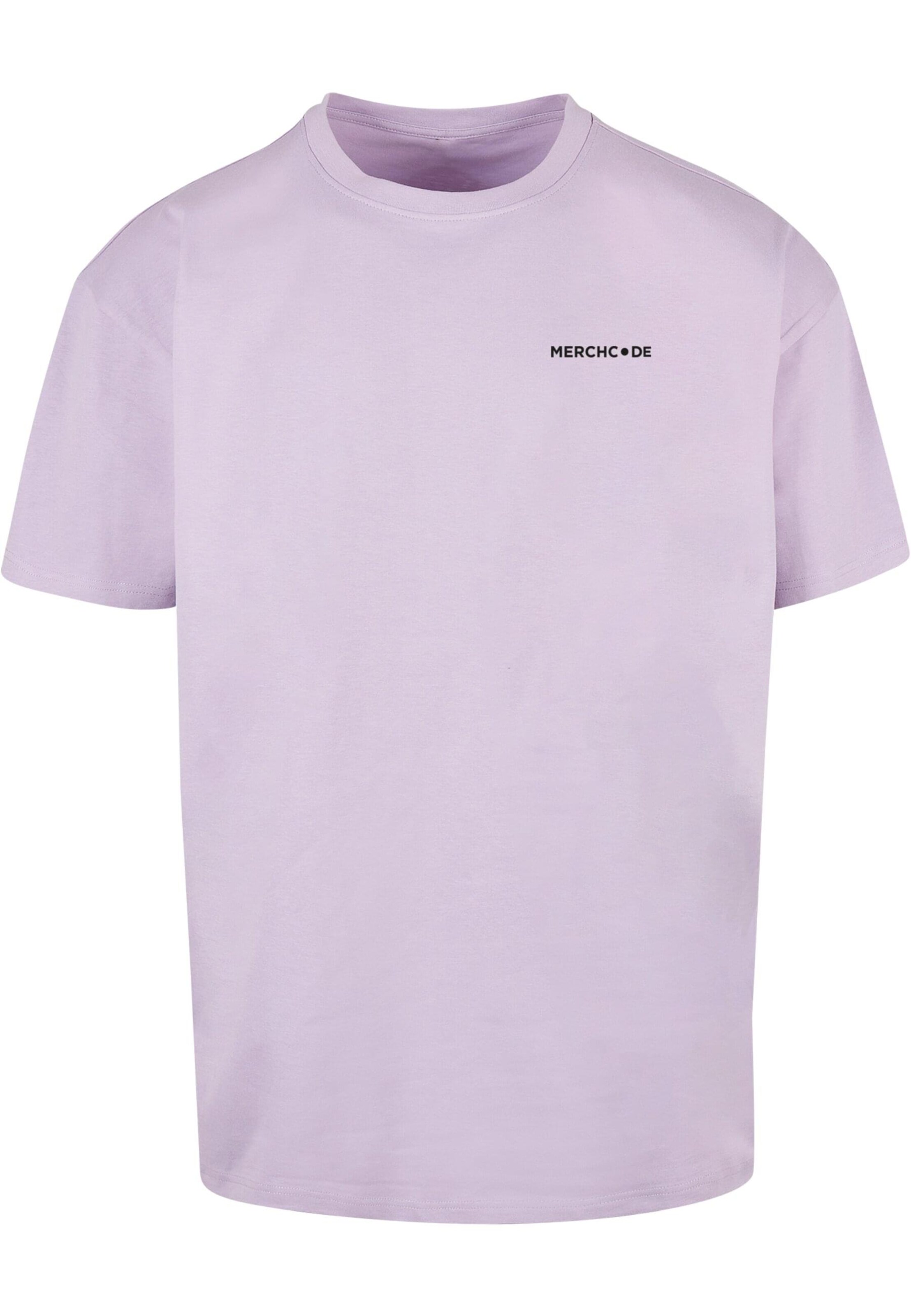 Merchcode Shirt 'Essentials New Generation' in Purple: front