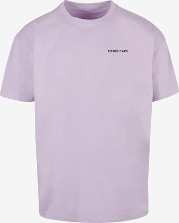 Merchcode Shirt 'Essentials New Generation' in Purple: front
