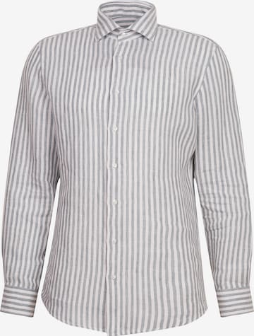 SEIDENSTICKER Slim Fit Hemd in Grün: Vorderseite