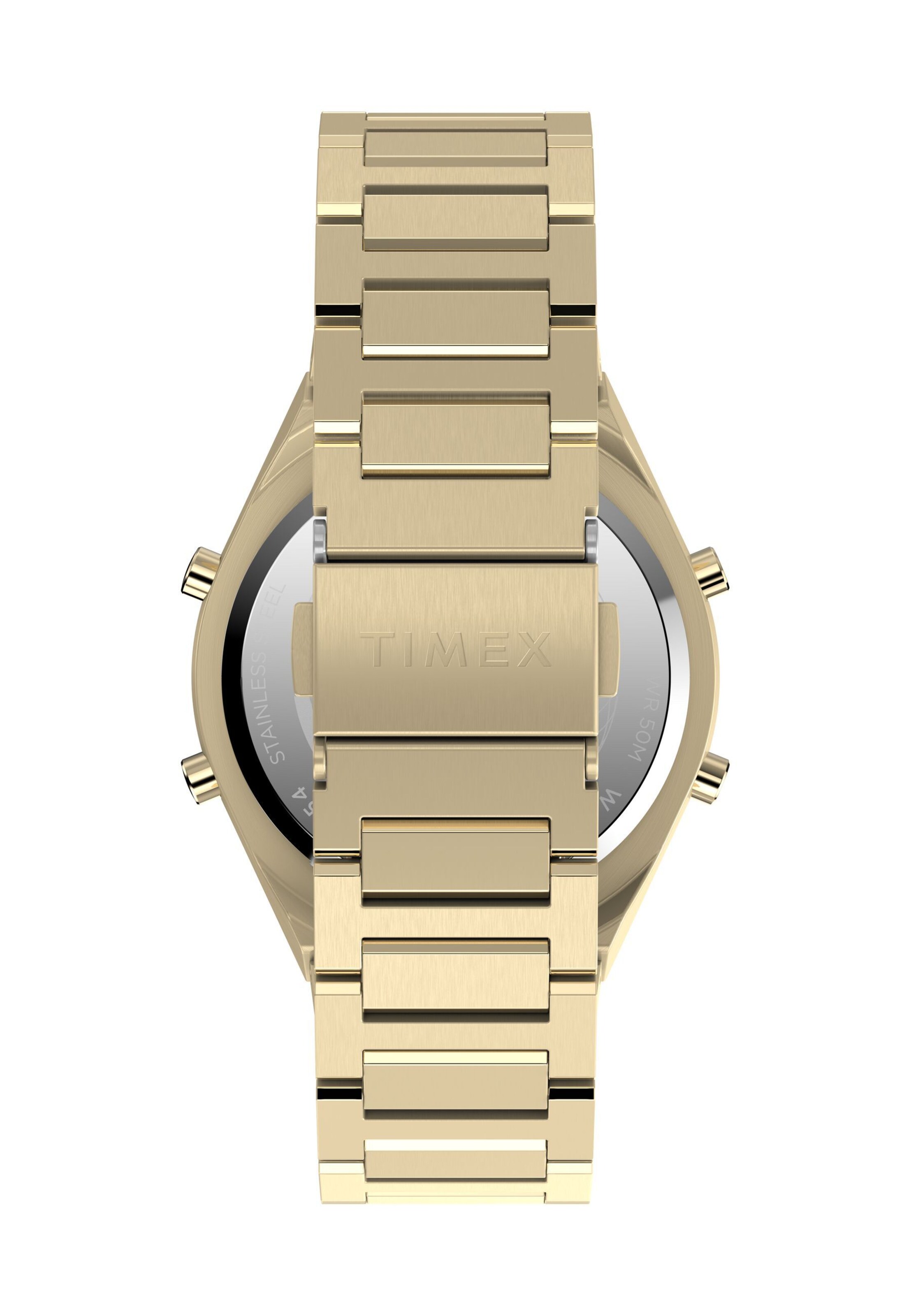 Montre digitale 'Q80 Continental' TIMEX en or