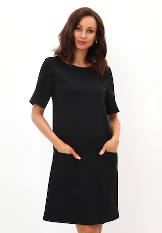 Awesome Apparel Cocktail Dress in Black: front