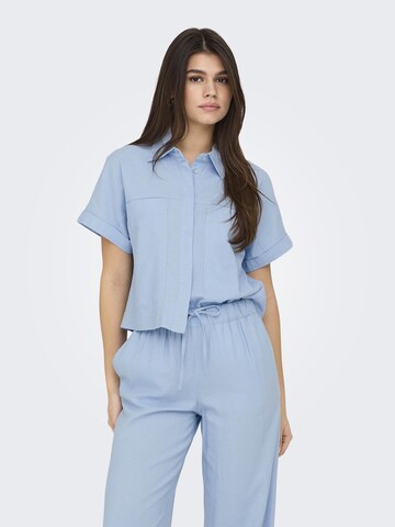 Camicia da donna 'ONLCaro' di ONLY in blu: frontale