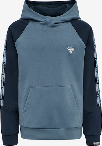 Hummel Hoodie in Blau: front