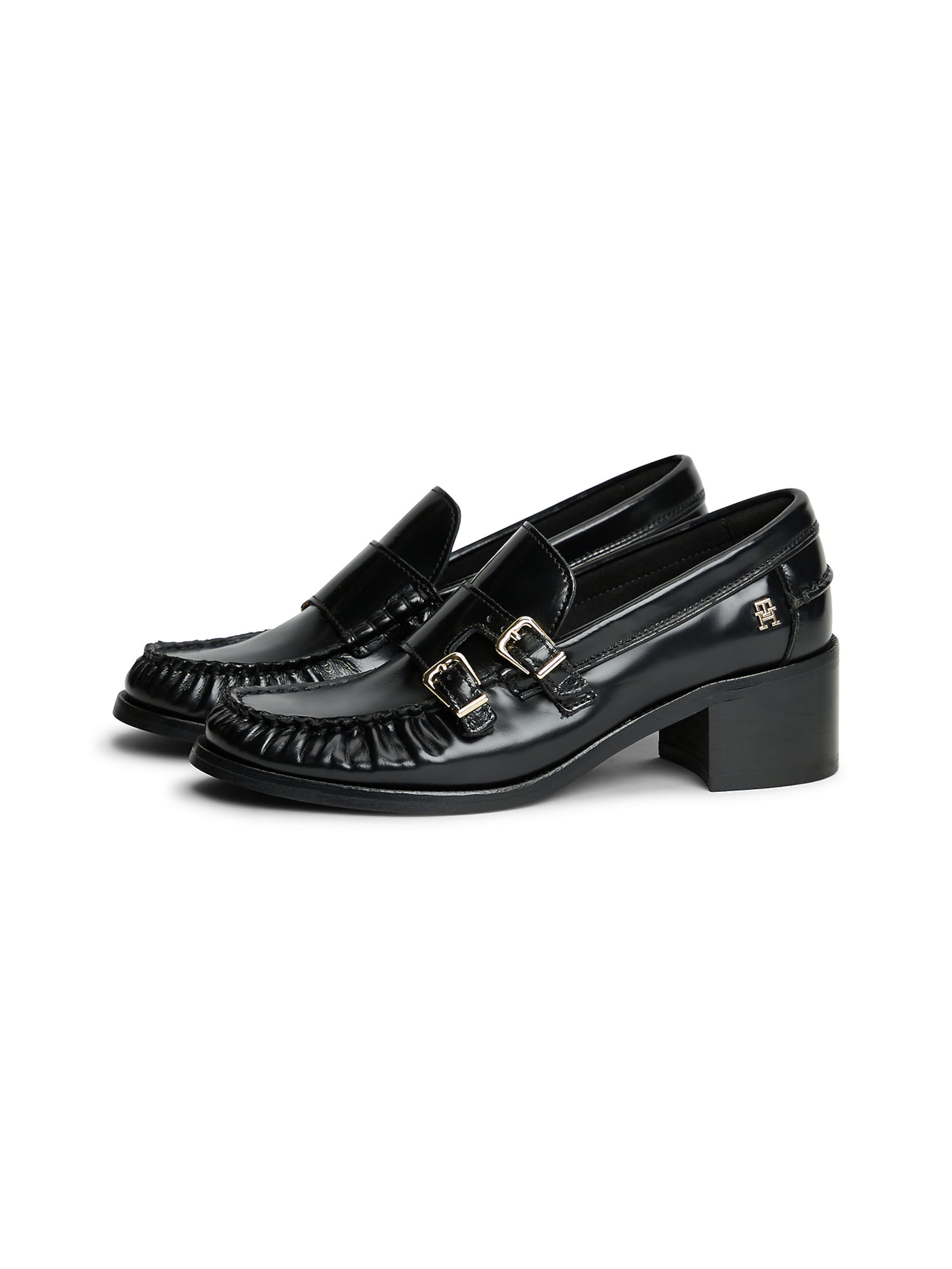 TOMMY HILFIGER Pumps met hoge voorkant in Zwart