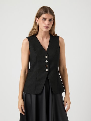 YAS Suit vest in Black: front