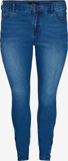 Zizzi Jeans 'Amy' i blue denim, Produktvisning