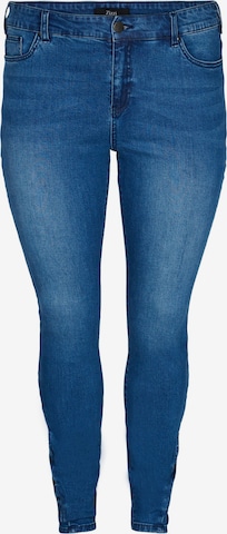 Zizzi Jeans 'AMY' in Blue: front