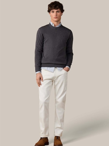 Hackett London Sweater 'Ess' in Grey