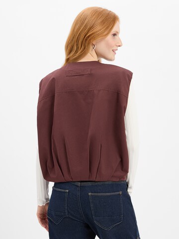 Gilet 'Azelda-1 ' HUGO en marron