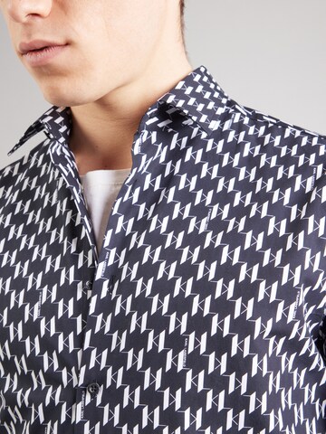 Coupe slim Chemise Karl Lagerfeld en noir