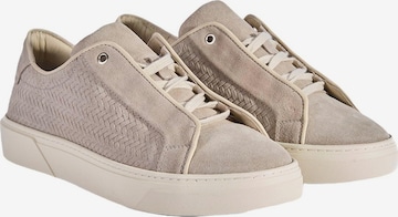 Desa Slip-on 'Schnürschuhe' in Beige: front