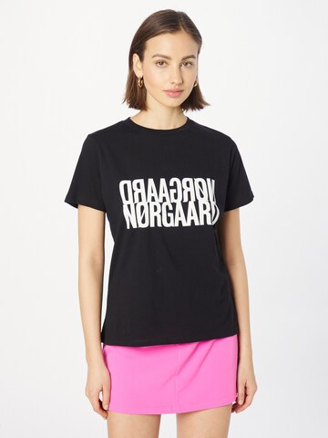 MADS NORGAARD COPENHAGEN T-Shirt in Schwarz: predná strana