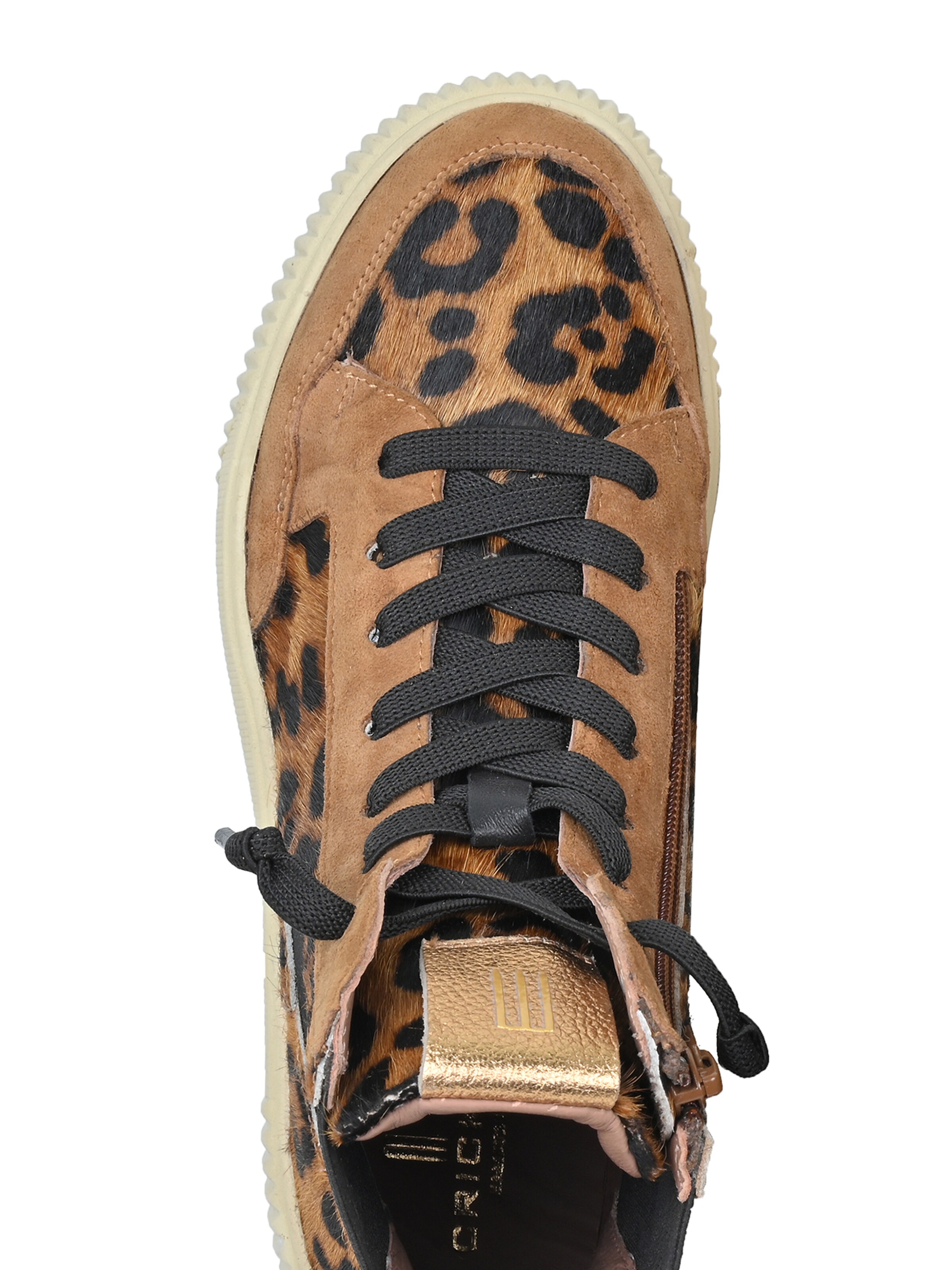 Crickit Sneakers hoog 'Sonia' in Bruin