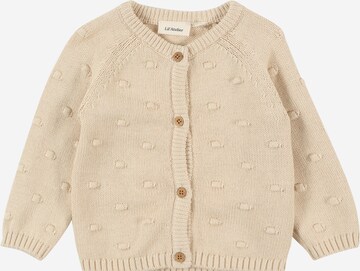 NAME IT Knit Cardigan 'GABLE' in Beige: front