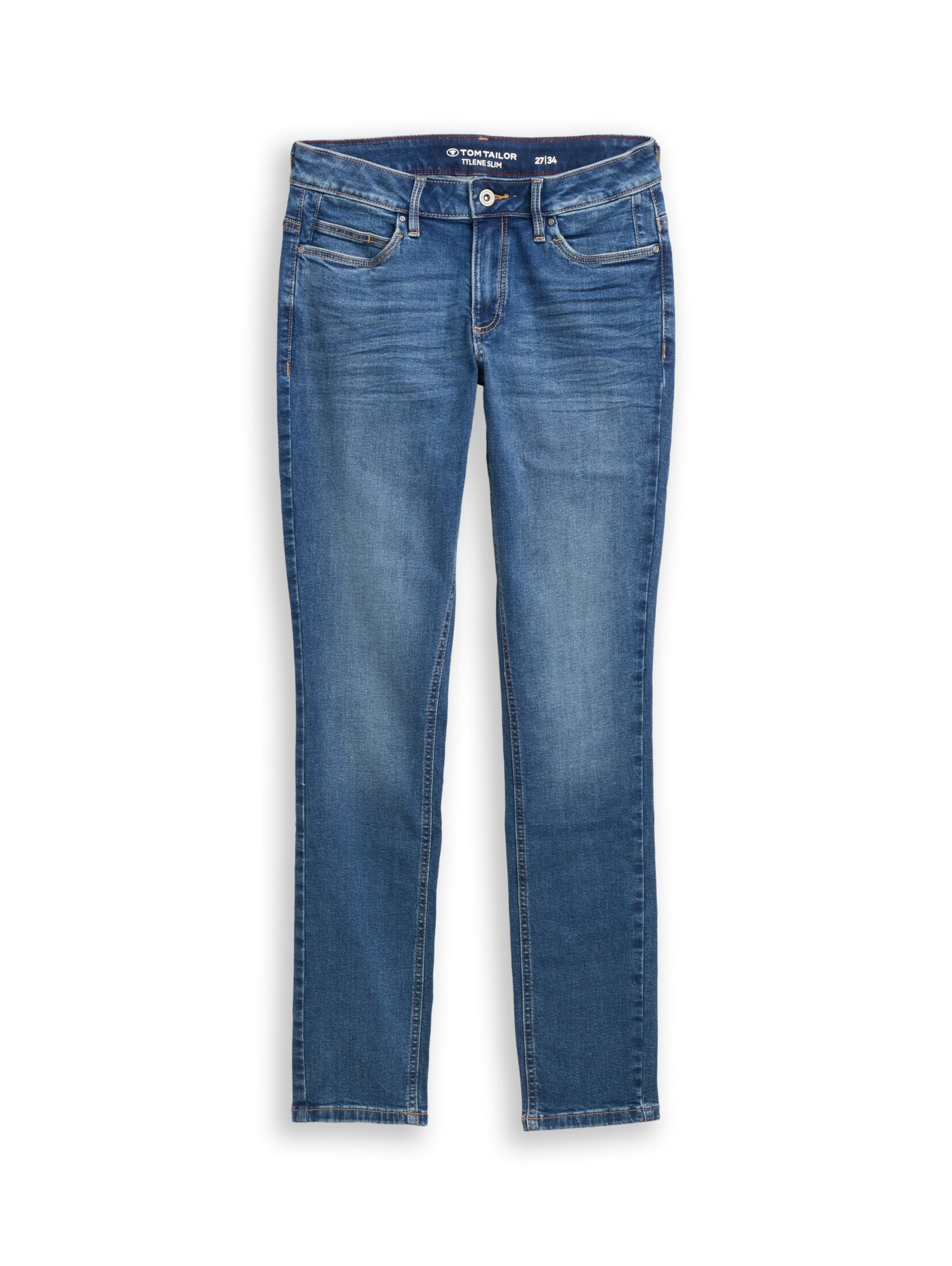 Regular Jeans 'Lene' de la TOM TAILOR pe albastru: față