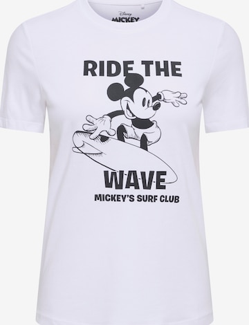 ONLY T-shirt 'ONLMICKEY' i vit: framsida