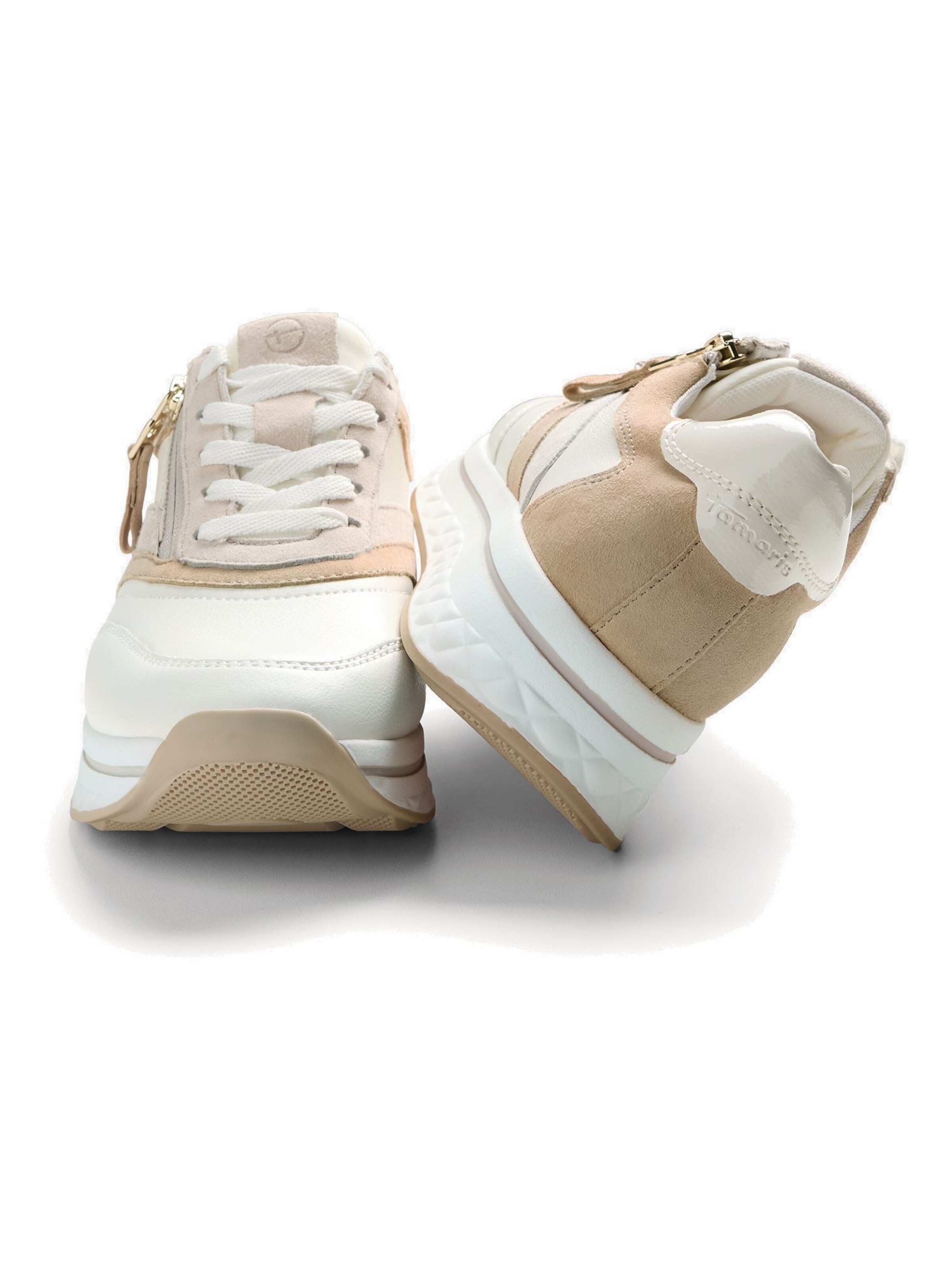 Baskets basses Tamaris en blanc