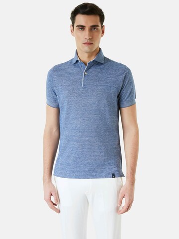 Boggi Milano Shirt in Blauw: voorkant