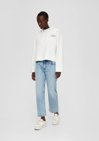 Sweat-shirt s.Oliver en blanc