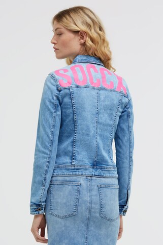 Soccx Between-Season Jacket in Blue