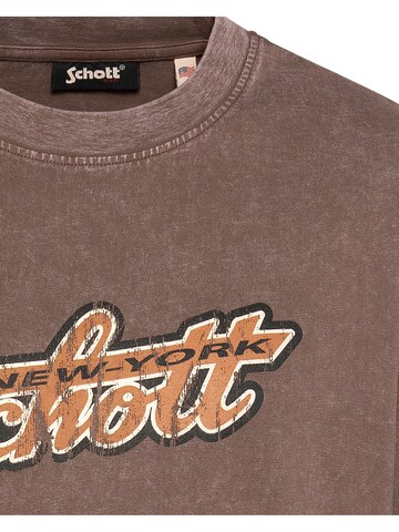 Schott NYC Shirt‌ in Braun