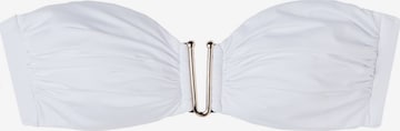 CALZEDONIA Bandeau Bikini Top 'TIMELESS DIVA' in White: front