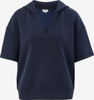 Sweat-shirt s.Oliver en bleu : devant