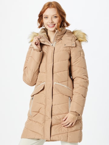 TOM TAILOR Winter Coat in Beige: front