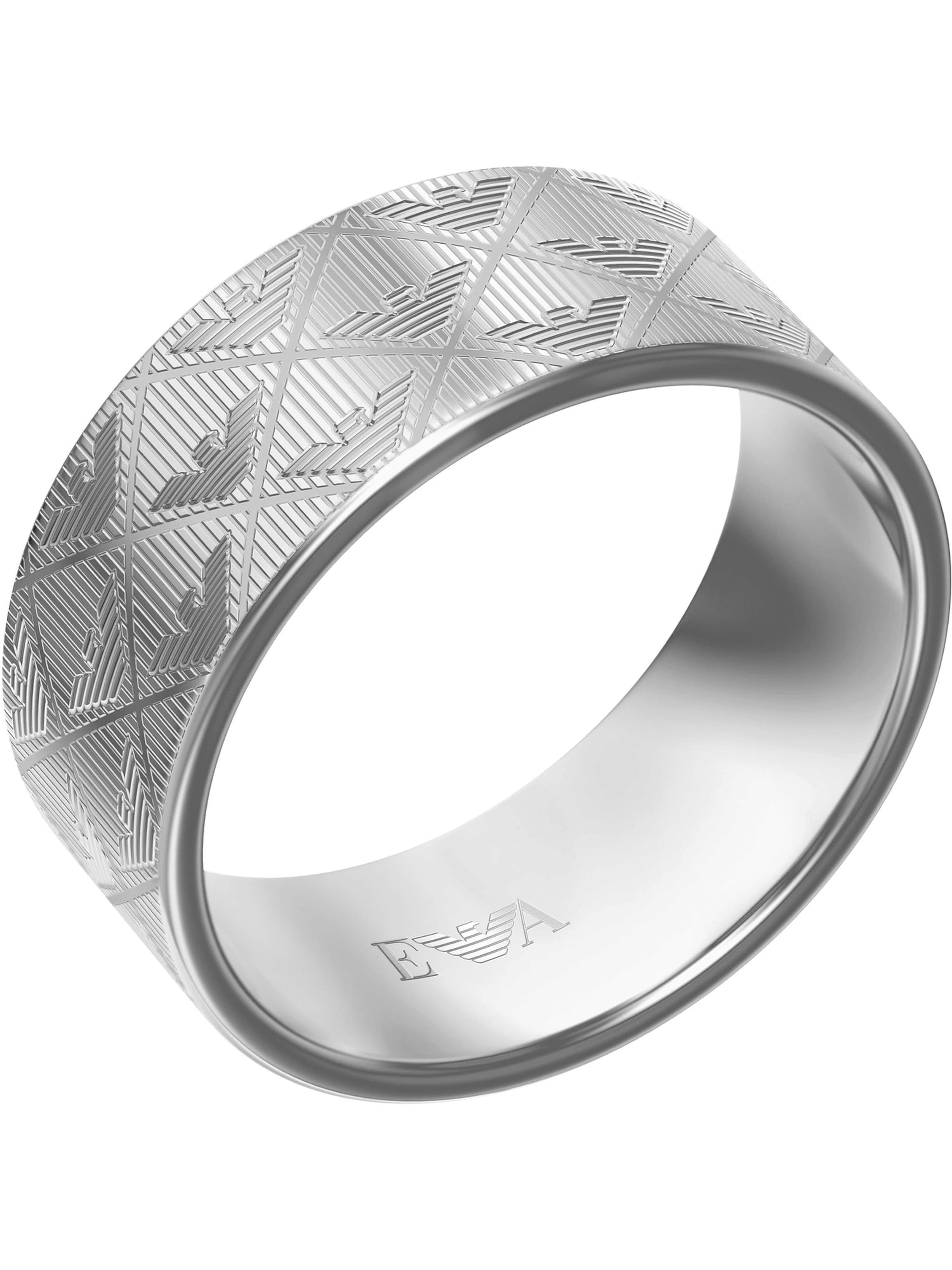 Emporio Armani Ring in Silber: Vorderseite