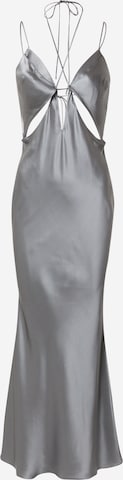 River Island Вечернее платье в Серый: спереди