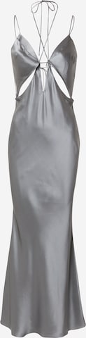 River Island - Vestido de noche en gris: frente