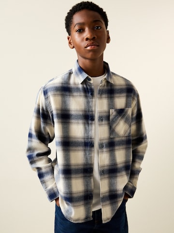 Next Средняя посадка Рубашка в Синий: спереди