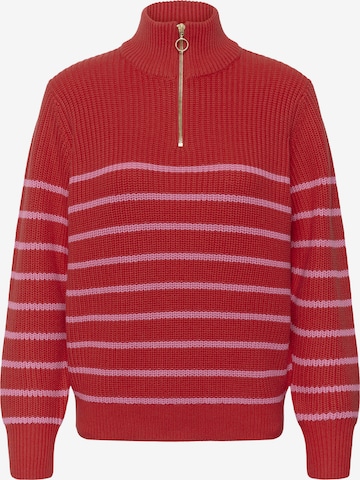 Pull-over 'Alioa' Kaffe en rouge : devant