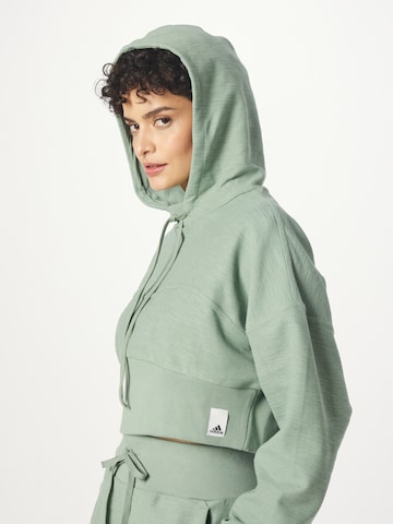 ADIDAS SPORTSWEAR Urheilullinen collegepaita 'Lounge Terry Loop' värissä vihreä