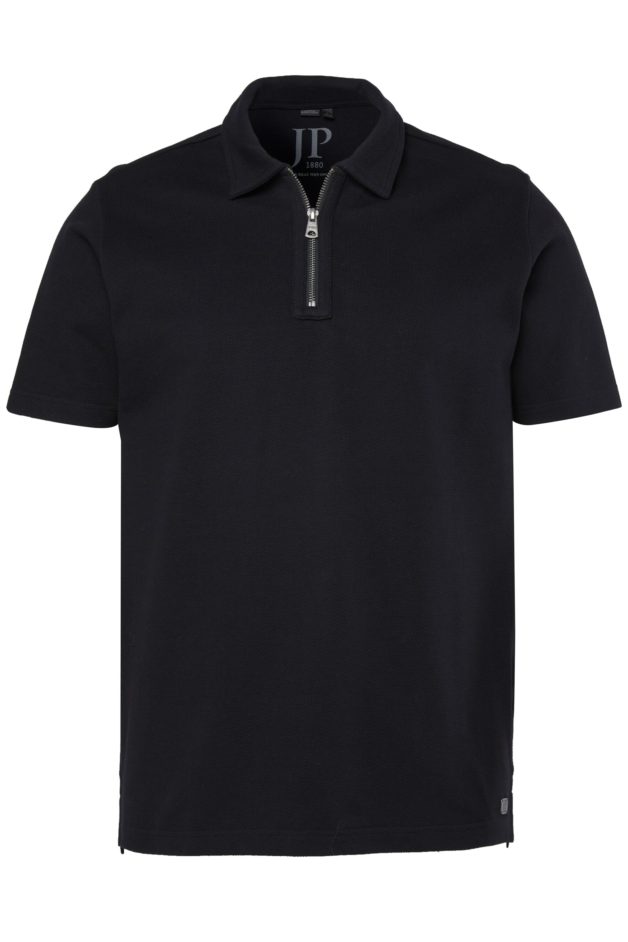 JP1880 Shirt in Zwart: voorkant