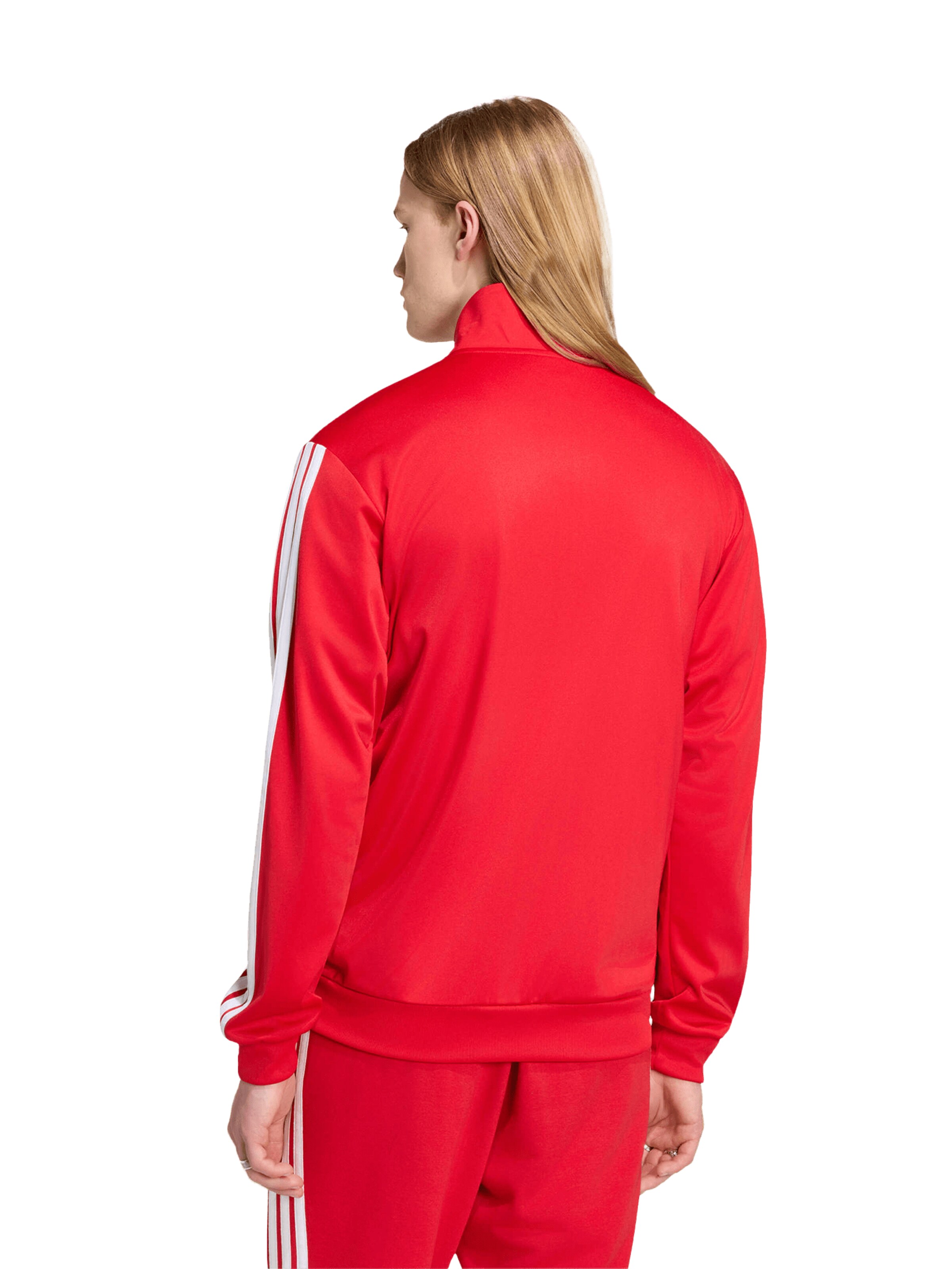 ADIDAS PERFORMANCE Zip-Up Hoodie in Red