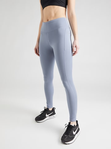 NIKE Skinny Workout Pants 'Epic Fast' in Blue: front