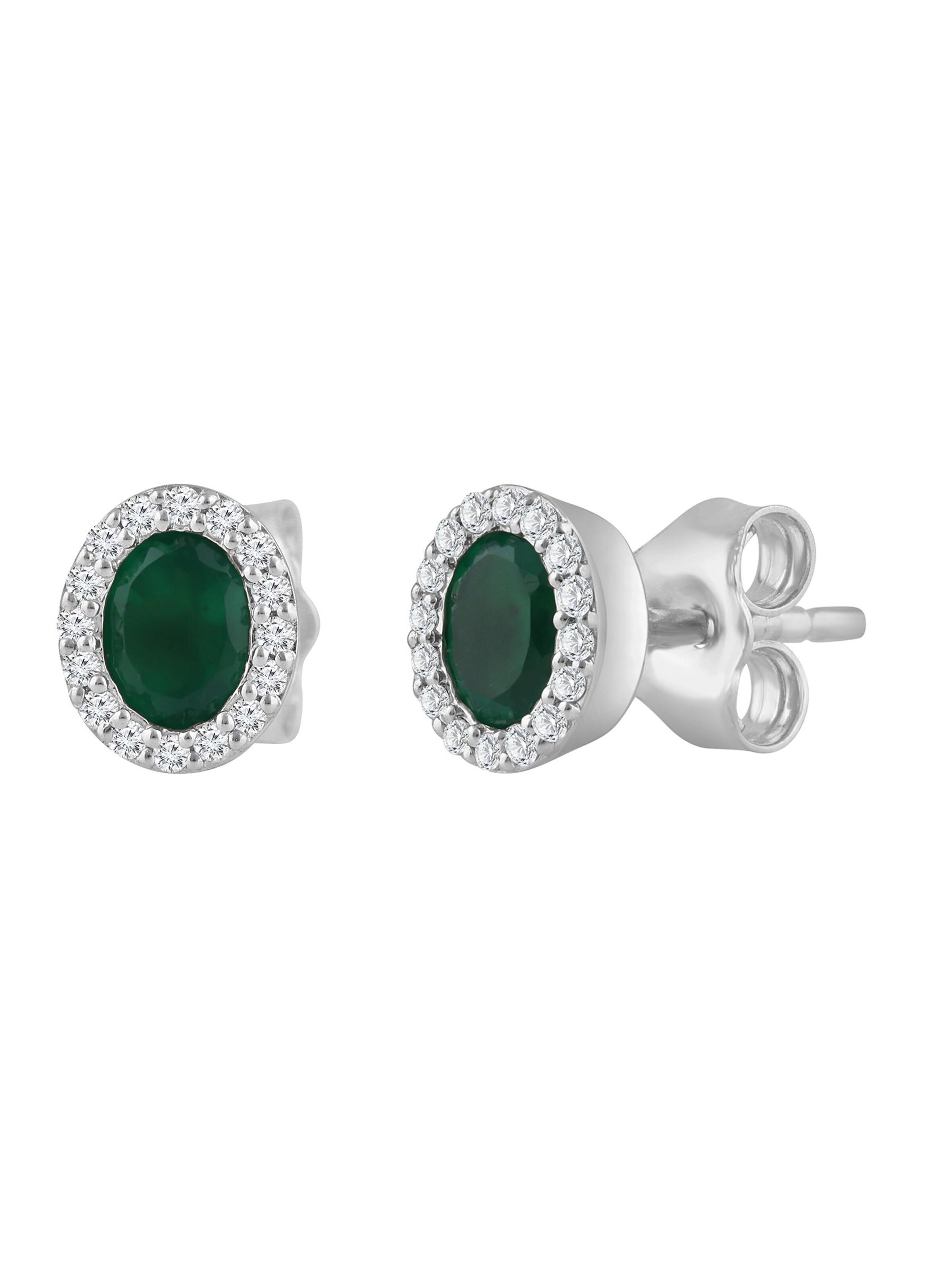 Diamant Exquis - Pendientes en plata