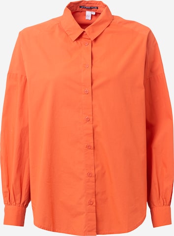 QS Blouse in Oranje: voorkant