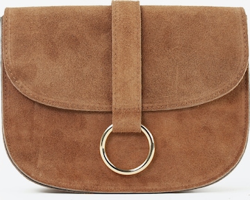 lePelou Handtasche 'HANNA' in Braun: Vorderseite