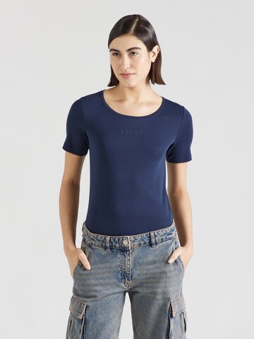 ESPRIT Shirt in Blauw: voorkant