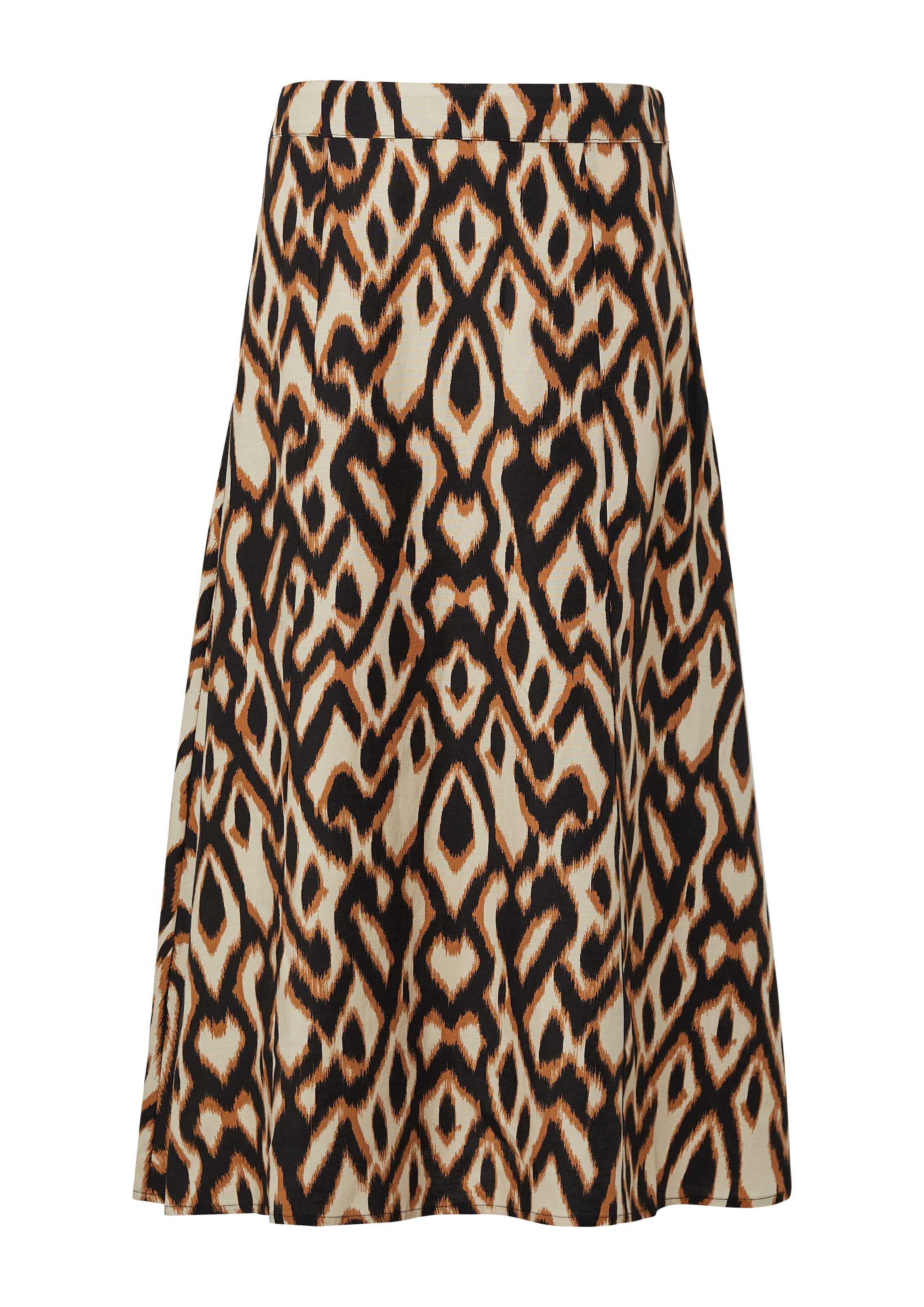 COMMA Rok in Beige: voorkant