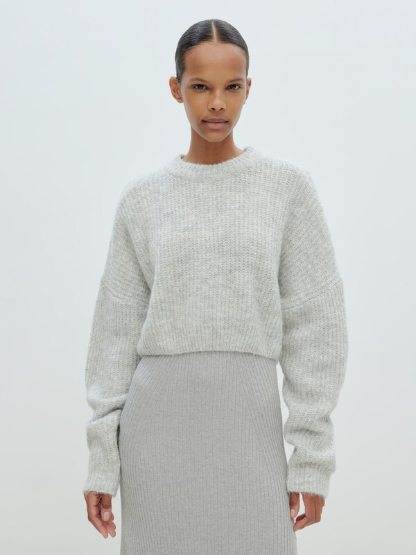 EDITED Sweater 'Yella' in Mottled Grey