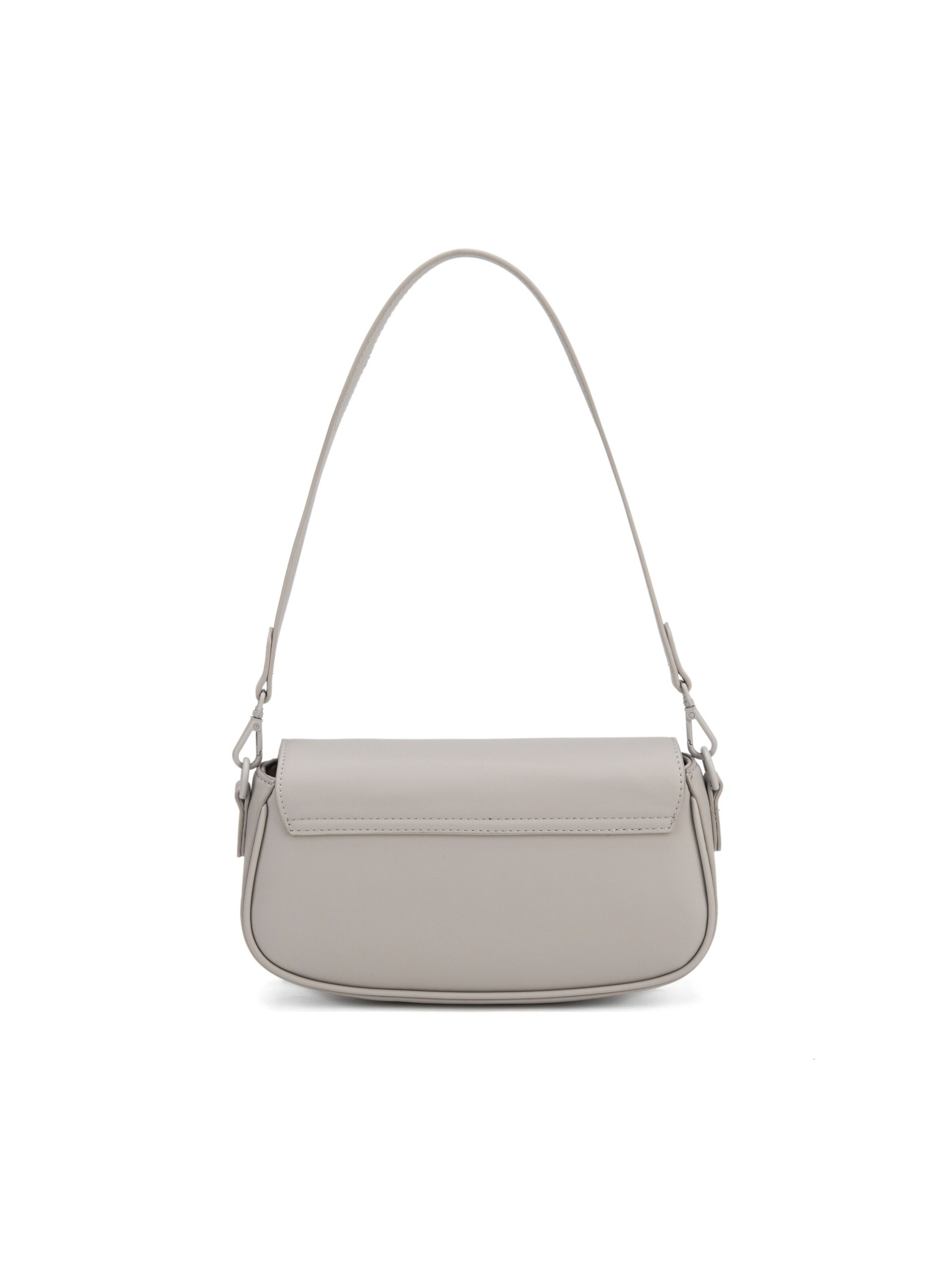 Borsa a spalla 'Borsa a Spalla Baguette David Jones Ecopelle con Chiusura Magnetica' di David Jones in grigio